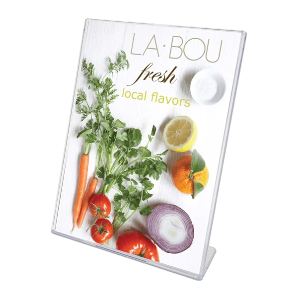 PORTE AFFICHE INCLINÉ